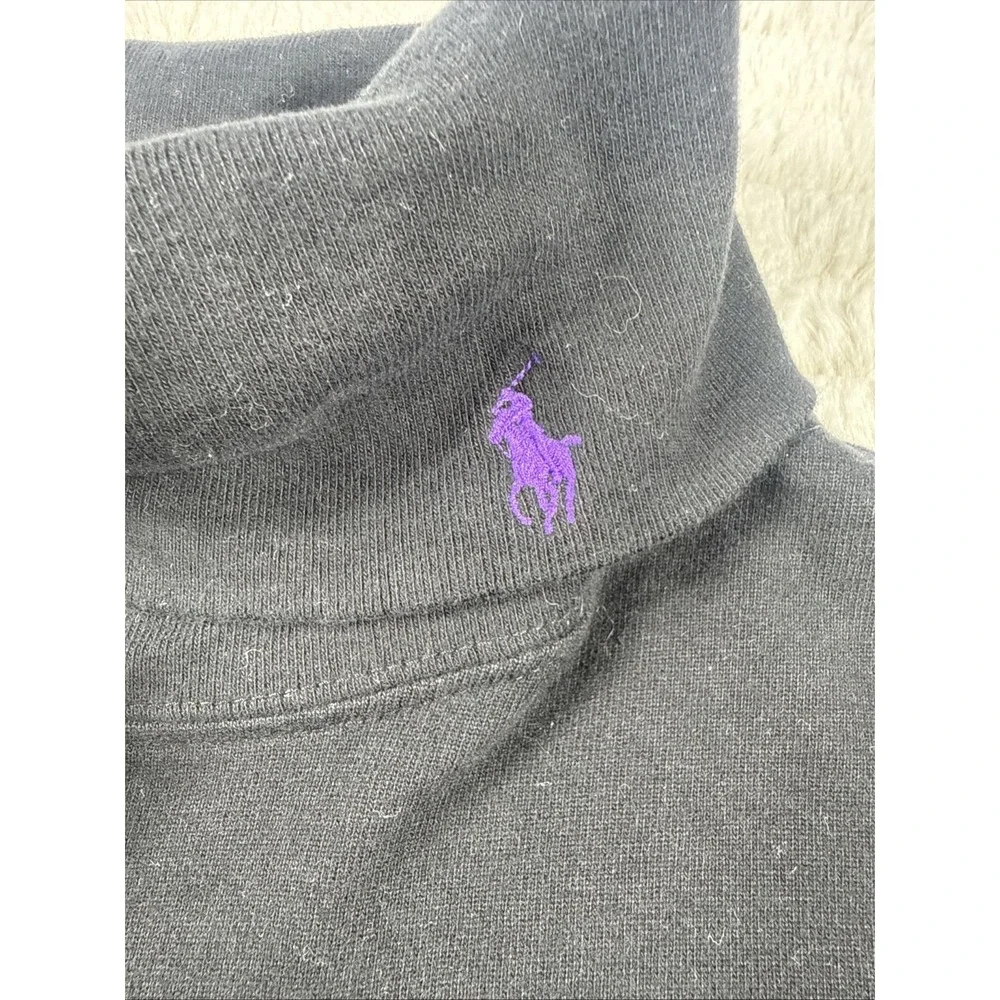 NWT Polo Ralph Lauren Mens Soft Cotton Turtleneck T-shirts Size XL Color Black